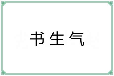 书生气